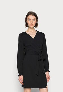 Летнее платье WIOLA WRAP DRESS Kaffe, глубокий черный