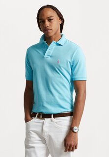 Рубашка-поло CUSTOM SLIM FIT Polo Ralph Lauren, бирюзовый nova