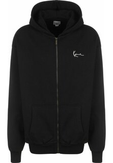 Толстовка на молнии HOODED CHEST SIGNATURE ESSENTIAL Karl Kani, черный