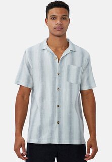 Рубашка RIVIERA SHORT SLEEVE Cotton On, темно-синий в полоску с эффектом омбре
