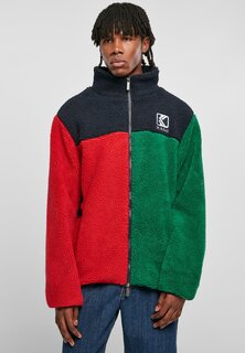 Флисовая куртка OG BLOCK Karl Kani, красный/зеленый/синий