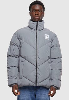 Зимняя куртка ДАМЭН Karl Kani, серебристый светоотражающий