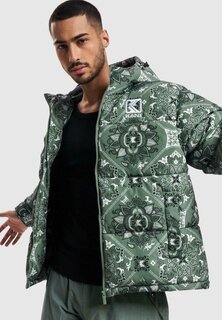Зимняя куртка PAISLEY PUFFER Karl Kani, пыльно-зеленый