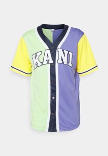 Футболка с принтом SERIF BLOCK BASEBALL UNISEX Karl Kani, мятный