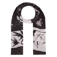 Шарф FOU FLORAL BW RECTANGLE Desigual, черный