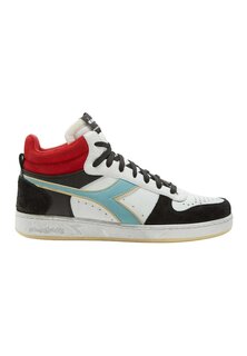 Высокие кроссовки MAGIC BASKET DEMI LEGACY Diadora, личи белый черный румянец