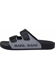 Пляжные тапочки STREET SPLIT Karl Kani, серо-черный