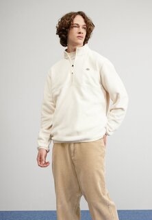 Толстовка флисовая LOUISBURG Dickies, белая шапка серая