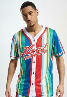 Рубашка VARSITY BASEBALL Karl Kani, красный синий зеленый