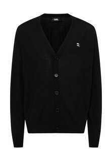 Кардиган IKONIK KARL LAGERFELD, черный