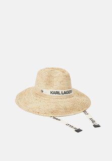 Шляпа ESSENTIAL BRIM HAT KARL LAGERFELD, натуральный