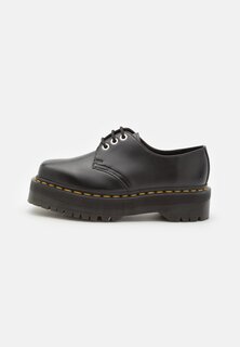 Спортивные туфли на шнуровке 1461 QUAD SQUARED UNISEX Dr. Martens, черный полированный, гладкий