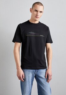 Футболка с принтом MENS CHEST STRIPE PS Paul Smith, черный