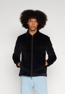 Легкая куртка CLASSIC WALES ZIP OVERSHIRT KnowledgeCotton Apparel, угольно-черный