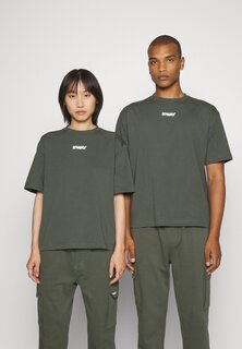 Базовая футболка EXCLUSIVE CALAM UNISEX K-Way, зелено-черноватый