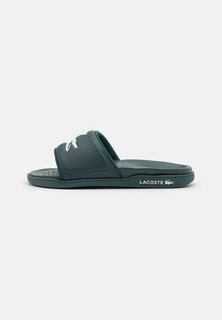 Тапочки CROCO DUALISTE Lacoste, темно-зеленый/белый