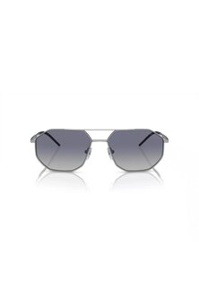 Солнцезащитные очки Emporio Armani, серебро