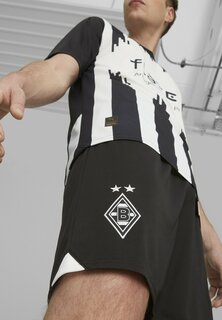 Спортивные шорты BORUSSIA MÖNCHENGLADBACH Puma, черный белый