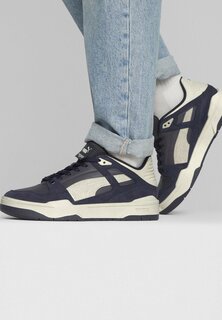 Низкие кроссовки SLIPSTREAM HERITAGE Puma, темно-угольный новый темно-синий