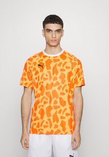 Спортивная футболка TEAMLIGA MULTISPORT GRAPHIC Puma, ультра оранжевый/кайенский перец