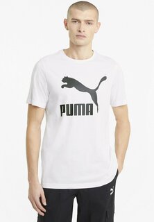Футболка с принтом Puma, puma белая
