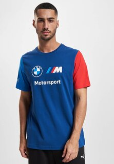 футболка с принтом BMW MMS ESS LOGO Puma, синяя