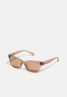 Солнцезащитные очки Ralph Lauren, блестящие прозрачные бежевые.