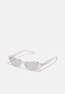 Солнцезащитные очки Ralph Lauren, блестящие прозрачные сиреневые.