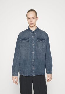 Рубашка OVERSHIRT PLUS Redefined Rebel, голубой