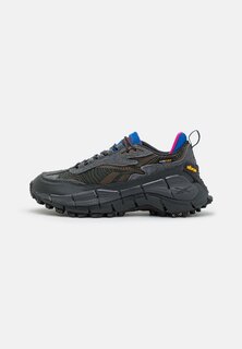 Низкие кроссовки ZIG KINETICA 2.5 EDGE UNISEX Reebok, чистый серый/студийно-коричневый/синий вектор