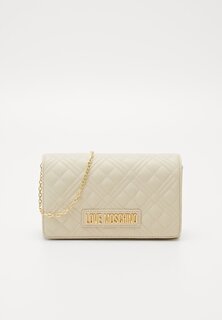 Клатч SMART DAILY BAG Love Moschino, кремовый