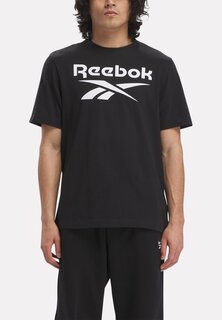 футболка с принтом RI BIG STACKED LOGO Reebok, черный