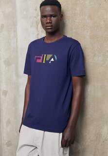 Футболка с принтом ФУТБОЛКА BERLING Fila, черный ирис