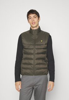 Без Рукавов ВАТНЫЙ ЖИЛЕТ Lyle &amp; Scott, оливковый