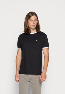 Базовая футболка RINGER TEE Lyle &amp; Scott, настоящий черный/белый