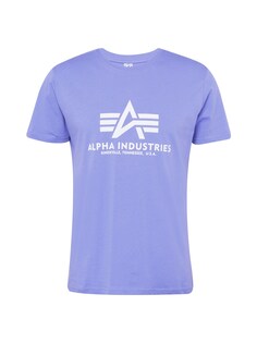 Футболка Alpha Industries, светло-фиолетовый