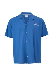 Рубашка на пуговицах стандартного кроя s.Oliver Men Big Sizes, синий