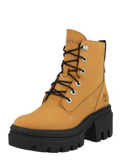 Ботильоны на шнуровке Timberland Everleigh, коньяк