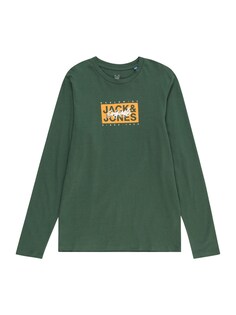 Рубашка Jack &amp; Jones Junior Races, темно-зеленый