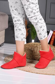001 женские домашние ботинки Panduf домашние тапочки AYAKLAND, красный