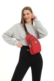Красная женская сумка через плечо 05Bhpc8001-Kr BH POLO CLUB