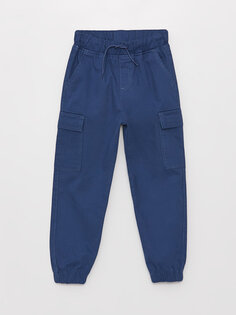 Удобные брюки-карго для джоггеров для мальчика LCW Kids, светло-темно-синий