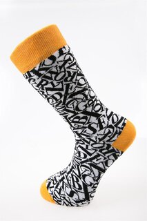 Красочные носки с узором в виде алфавита Cozzy Socks