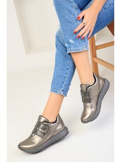 Женская спортивная обувь на липучке Soho Exclusive, темно-серый