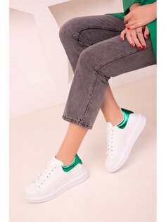 Женская спортивная обувь на шнуровке Soho Exclusive, зеленый