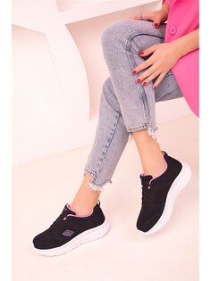 Женская спортивная обувь на шнуровке Soho Exclusive, черный
