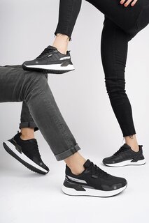 Удобные кроссовки Felips для ходьбы и бега на шнуровке, спортивная обувь унисекс Muggo, черно-белый
