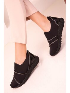 Женская спортивная обувь под кожу Soho Exclusive, черный