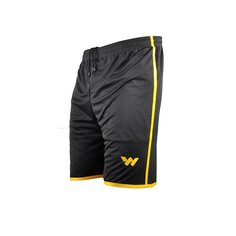 20202 Черно-желтые мужские спортивные шорты из полиэстера Walkway
