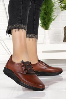 Удобные повседневные туфли для мам на специальном гелевом каблуке Comfort 700 Woggo, шоколадно-коричневый